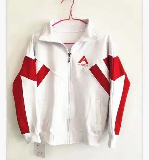 人大附中校服冬季加绒款丰台学校上衣棉加绒长裤春秋款校裤 白色(加绒