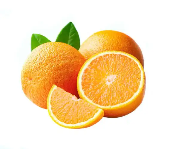 切开的橙子特写