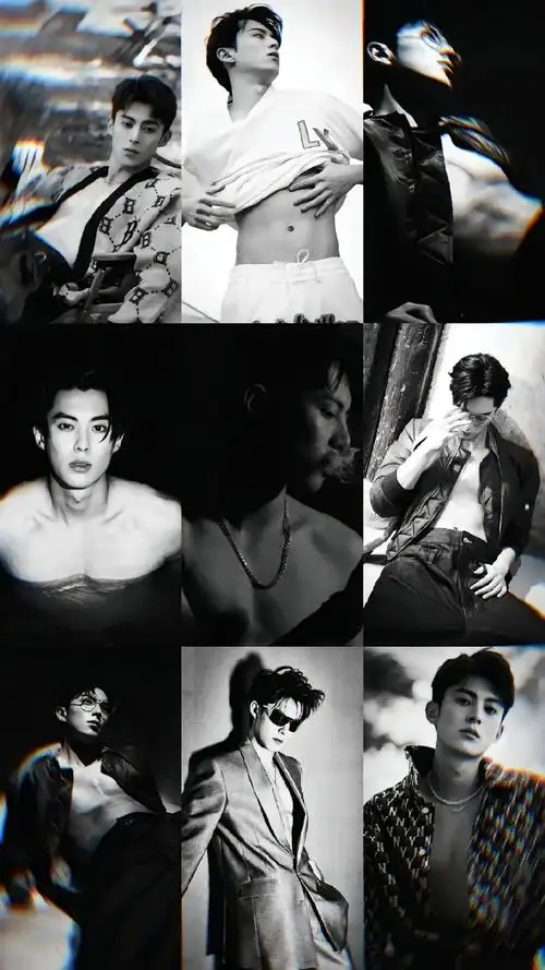 宽肩细腰大长腿,腹肌胸肌超斯哈,这绝佳的好身材是@王鹤棣_dylan优越