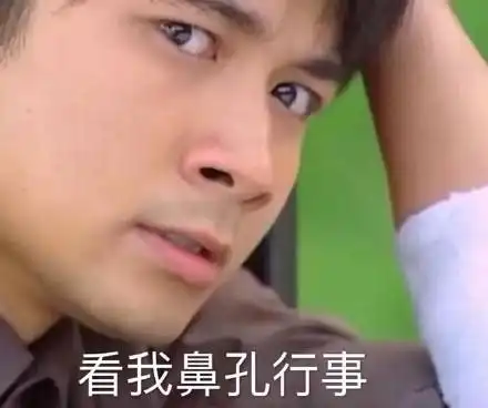 看我鼻孔行事_古巨基_情深深雨蒙蒙_鼻孔_行事表情