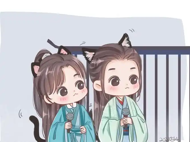 咻咻咻山河令同人q版卡通漫画