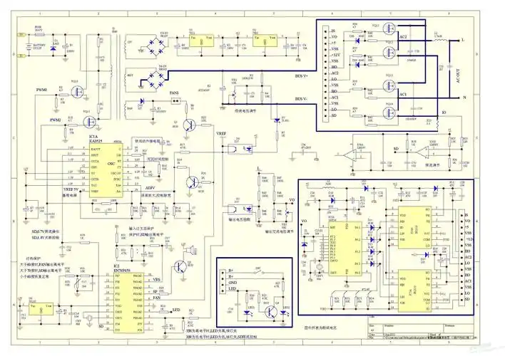 关于开关电源中tl431hepc817奇怪的电路
