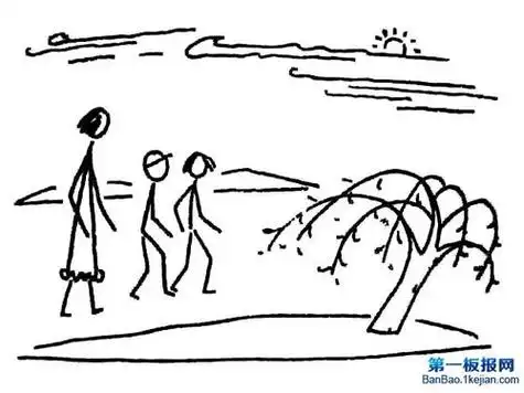 幼儿简笔画秋游