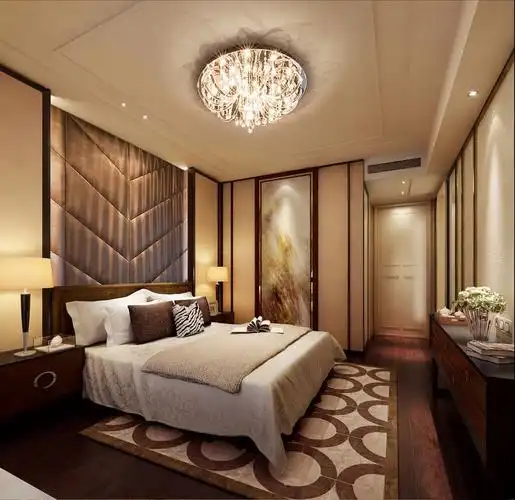 现代简约卧室装修效果图