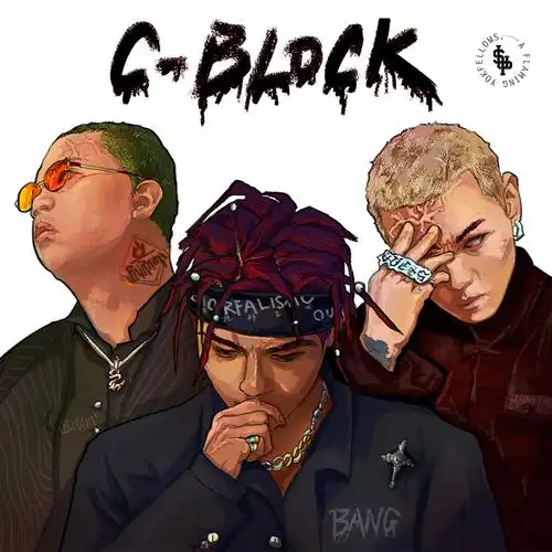 原创潮酷嘻哈插画头像&q版rapper人偶|插画|新锐潮流插画|afys半扣