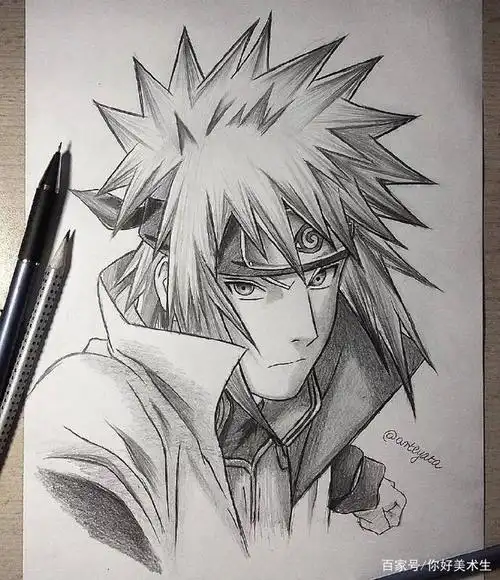 漫迷福音动漫人物素描分享