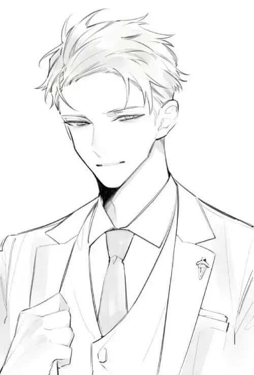 日韩系男生线稿素材合辑