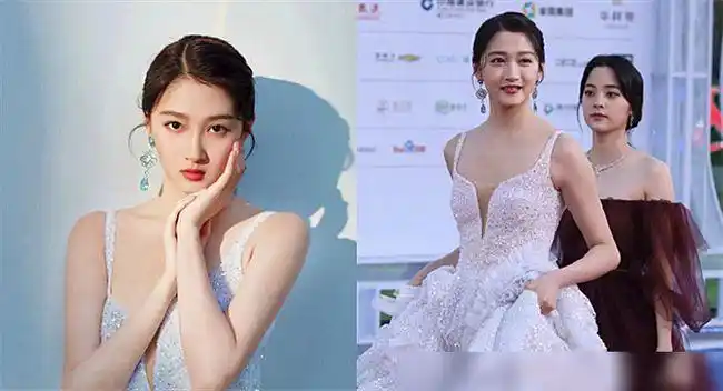 金鸡奖精修图vs生图杨幂好绝看到欧阳娜娜给摄影师加钱