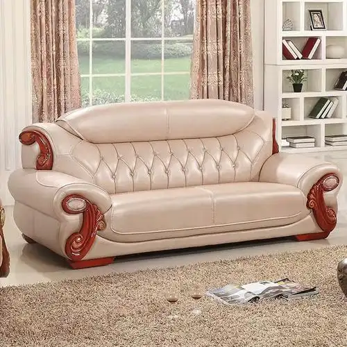 欧式真皮沙发头层牛皮豪华皮质组合家具大户型高端实木皮沙发客厅