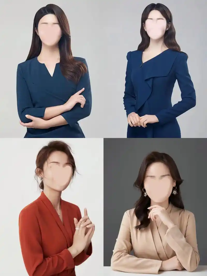 职业装丨形象照75一张好看的半身职业形象照.