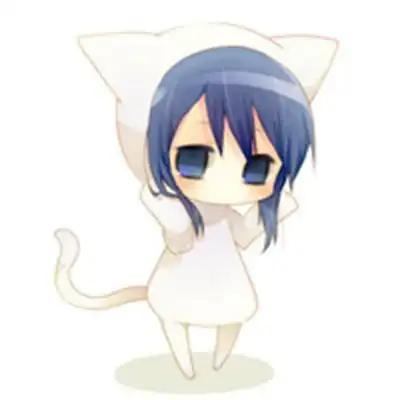 超萌动漫人物女生头像 可爱超q高清图_女生头像_美头网