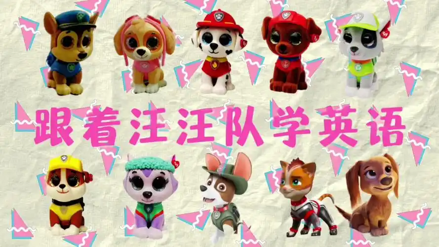 汪汪队十大角色英文怎么说 都是什么犬
