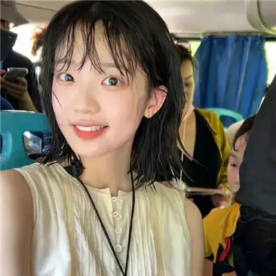 ins风超甜美精致干净女头图片