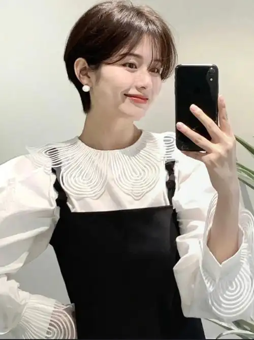 适合方圆脸的超短发