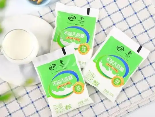伊利无糖酸奶 0蔗糖风味发酵乳100g*10袋装含钙儿童早餐酸牛奶晒单图