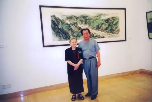 作者与邹佩珠老师