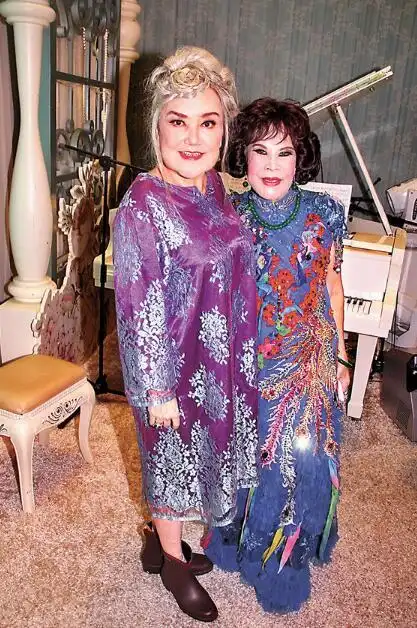 邵音音和黄夏蕙出席慈善斋宴活动