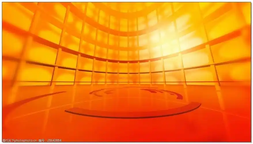 黄橙色曲面大背景视频素材