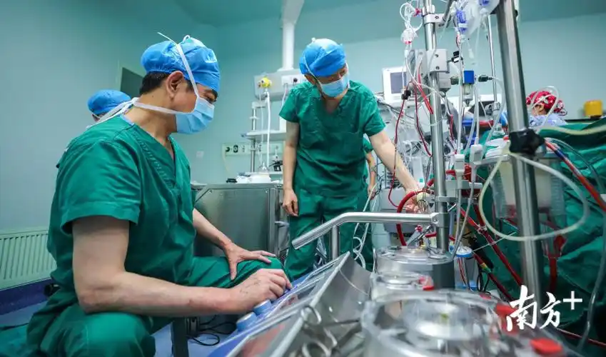 胸心外科团队正在手术