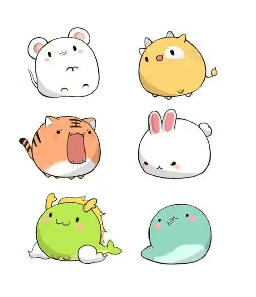 12生肖全身超帅简单简笔画十二生肖简笔画动物简笔画大全彩色12生肖