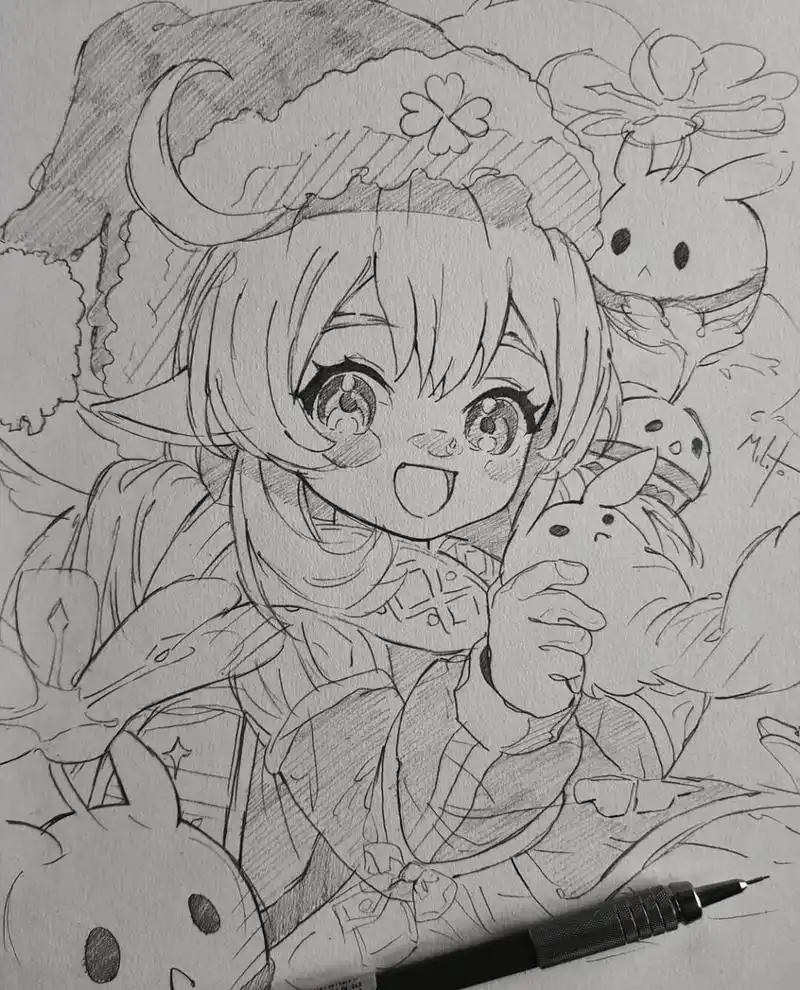 二次元漫画人物手绘 | 动漫练习