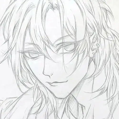 又是画帅哥#寻找小红书绘画大神  #漫画  #动漫手绘  #线稿  #绘画