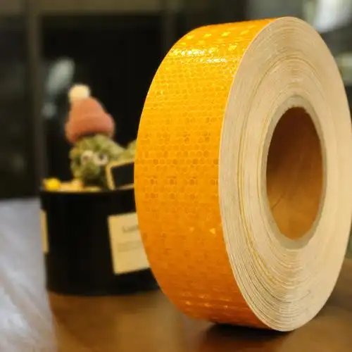 条电动摩托交通安全车身夜间警示标识贴纸 荧光黄纯色1卷25米【图片