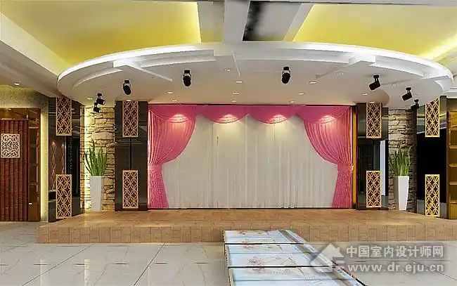 婚宴大厅-舞台装修设计 舞台效果图 舞台装修效果图-设计师项岳林