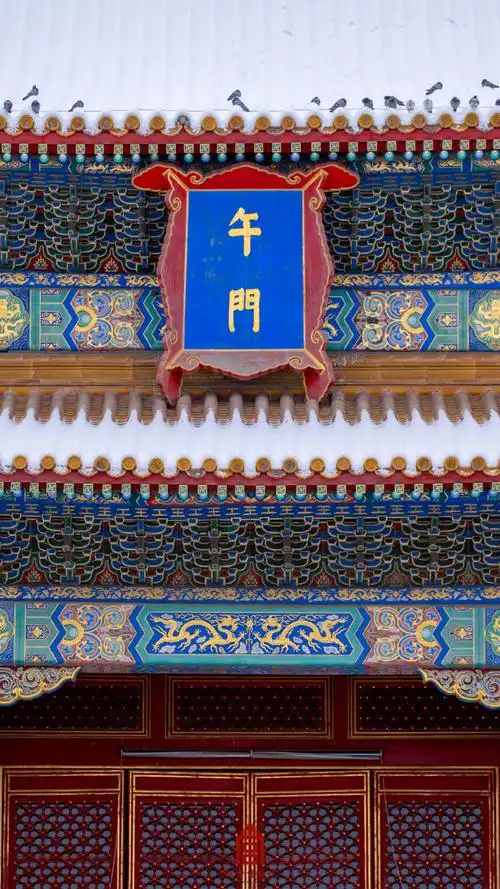 #故宫龙年初雪##爱上紫禁城#