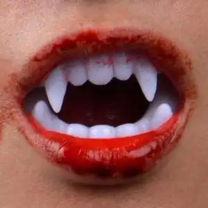 儿童吸血鬼牙齿