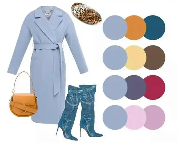 穿大衣时,里面穿什么颜色?最全"色彩搭配"送你,直接套用就行