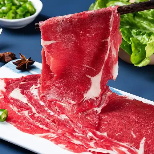 肥牛2盒250g雪花花上新鲜切不拼接寿喜锅火锅牛肉卷