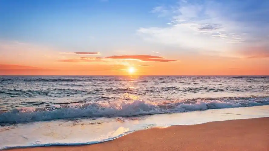 唯美海边日出风景壁纸311