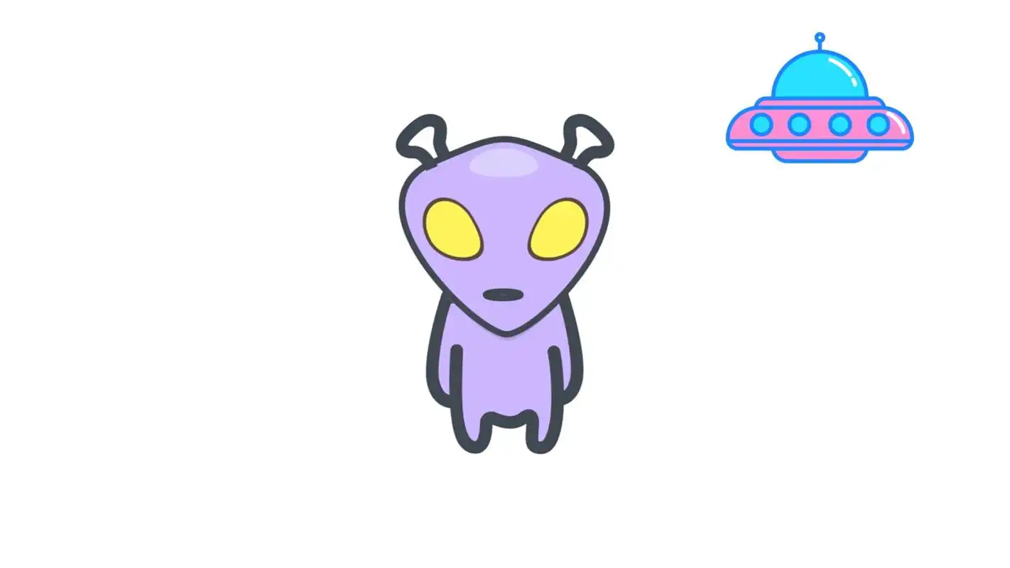 外星人怎么画 - 简笔画 - 懂得