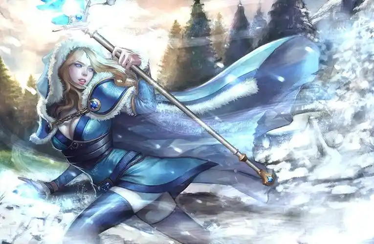 因为英霸所以低调带你重新认识dota2冰女