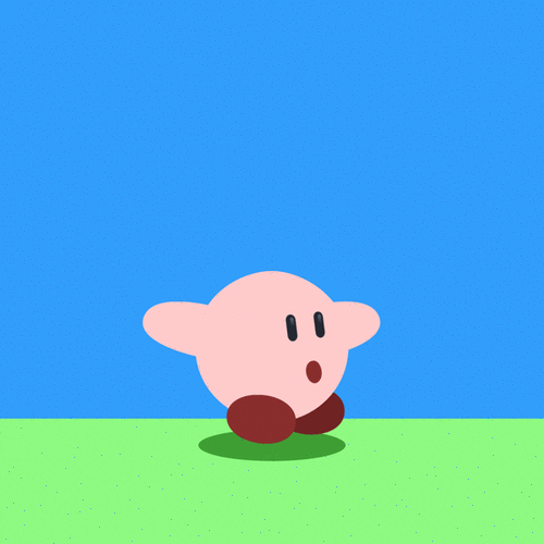 卡通gif跳起来gif张嘴gif蓝色gif