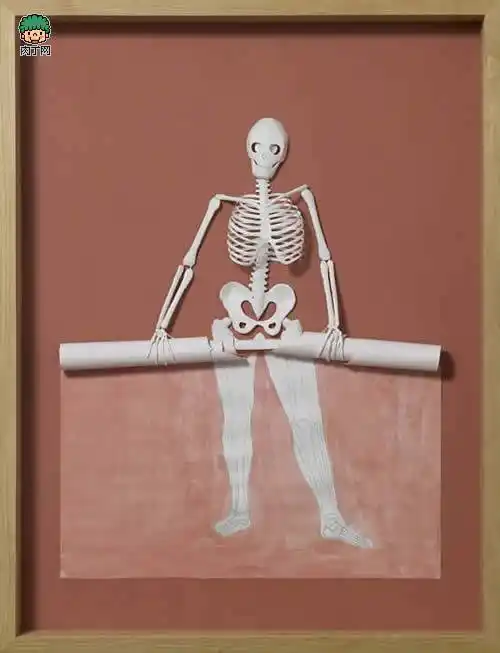 骷髅折纸图片