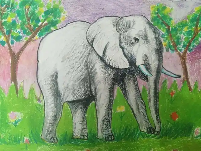 北京陈经纶中学崇实分校二年级和四年级的孩子们用他们稚嫩的小手描绘