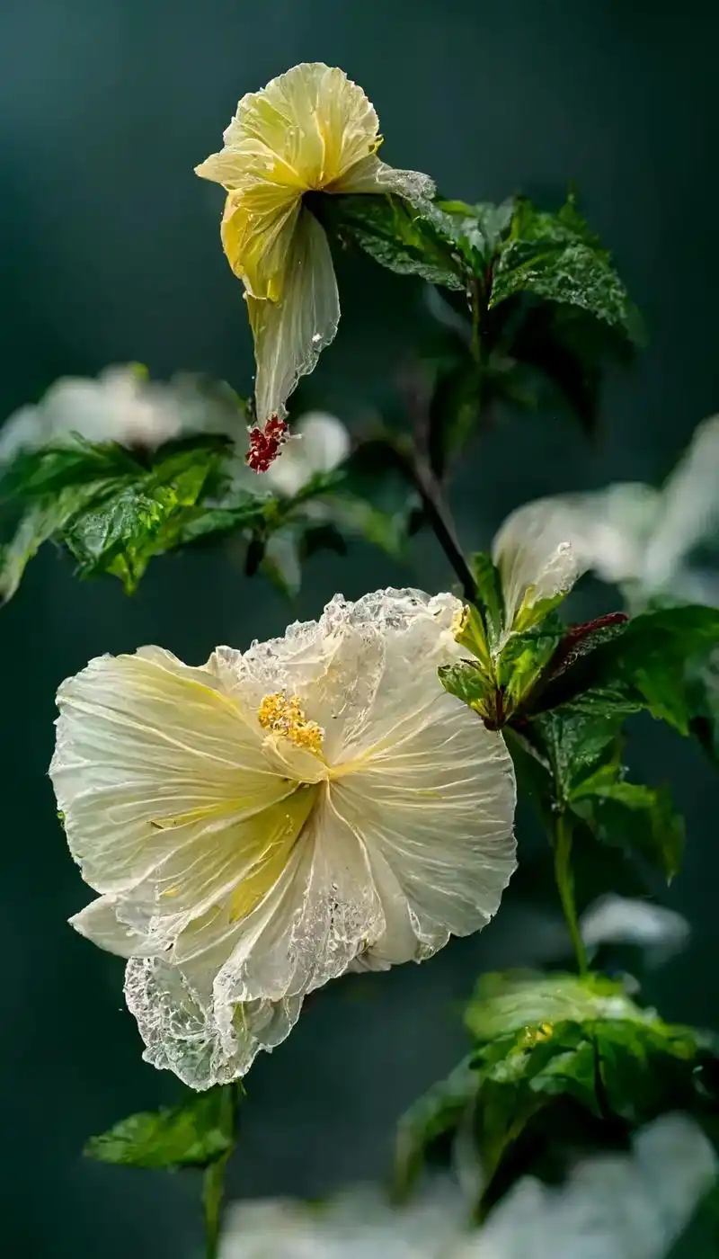 芙蓉花 有团圆美满,高尚坚定和变幻莫测的寓意,芙蓉花的花朵 - 抖音