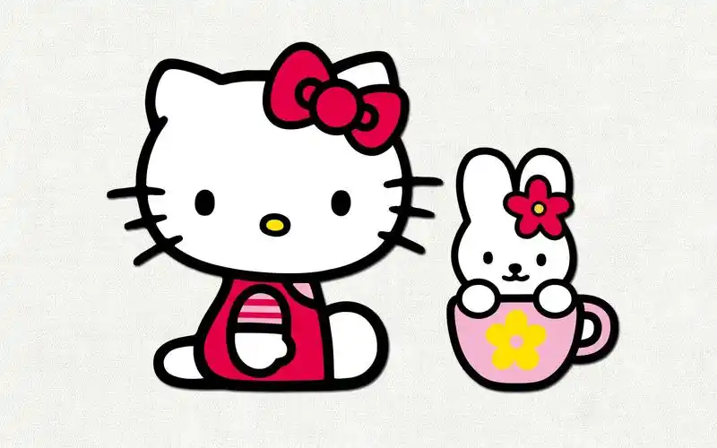 粉色系hellokitty 猫,高清图片,电脑桌面-壁纸族