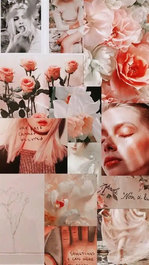 欧美复古拼贴壁纸