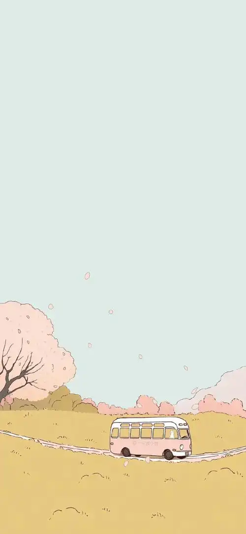 治愈系简约卡通插画壁纸套图小清新#手机壁纸##锁屏 主屏壁纸套图