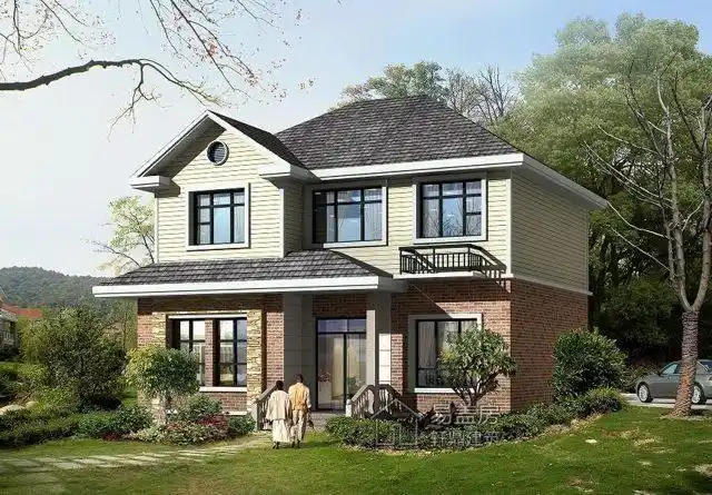 北京昌平小欧式农村别墅尺寸10x8才190平米经济适用美美哒