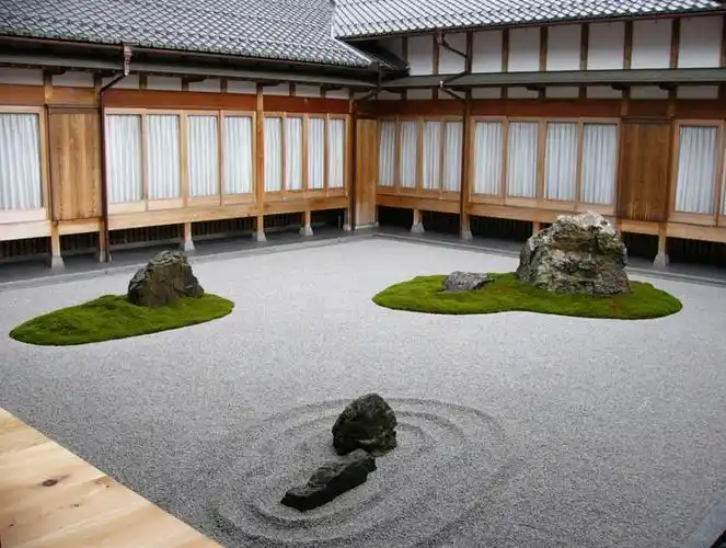 简约户外花园日式风格花园庭院室内设计效果图3800张下载