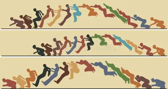 跳动画加欢呼声动画跳跃照片