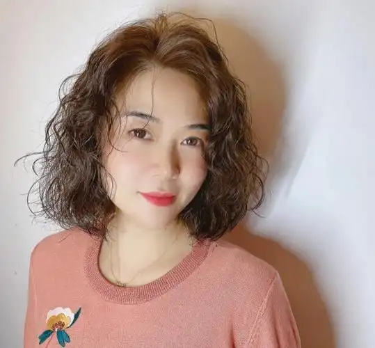 40-50岁波波头短发图片