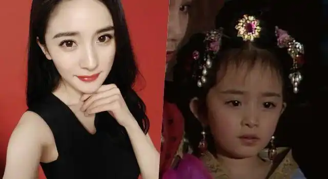 杨幂4岁童星嫩照曝光!天生丽质母胎美人大眼挺鼻认证:没整形!