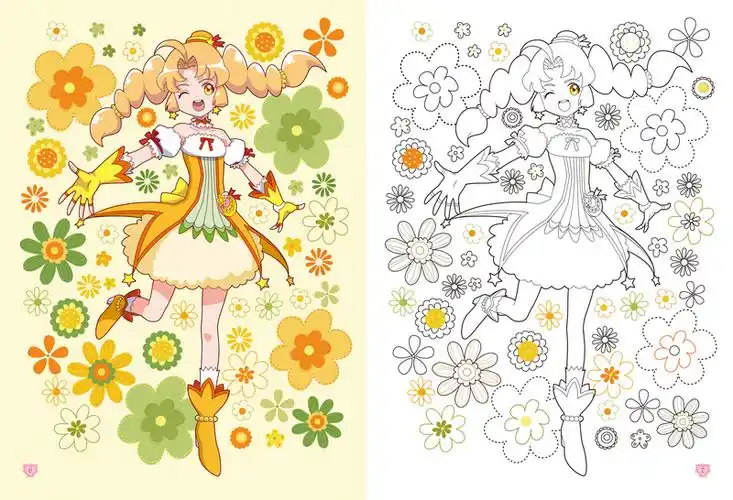 巴拉拉小魔仙的书籍梦幻涂色书 缤纷涂色 3-6岁儿童动画畅销中国女孩