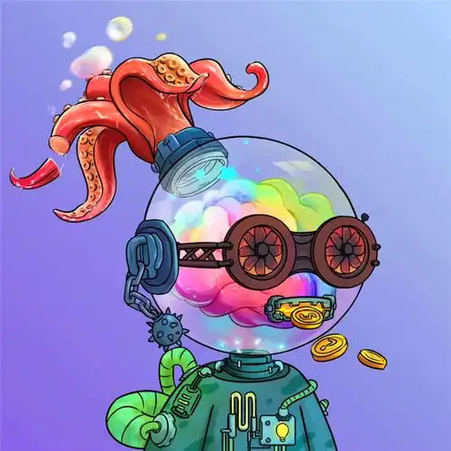 手绘炫酷科技感插画团体头像图片