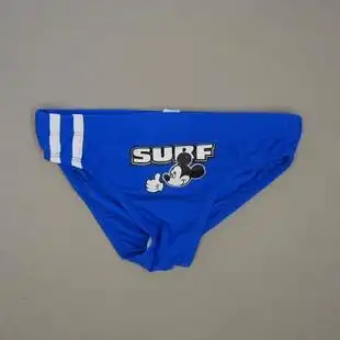 米奇给你点赞 卡通男童儿童全棉温泉游泳三角泳裤三款